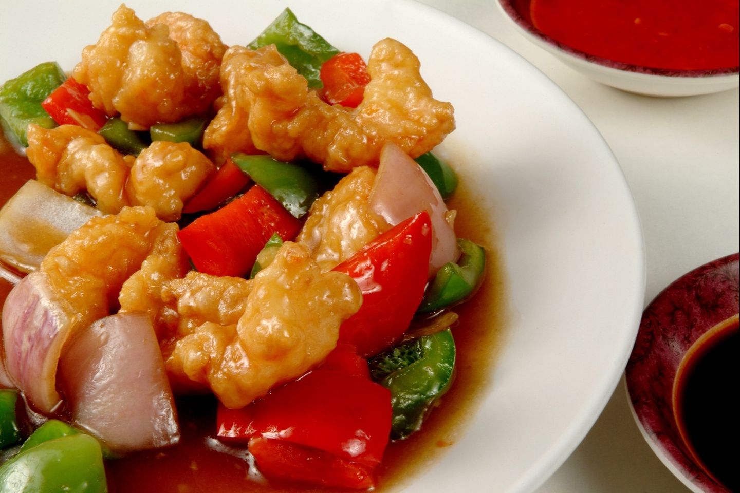 Shrimps W/ Green Pepper