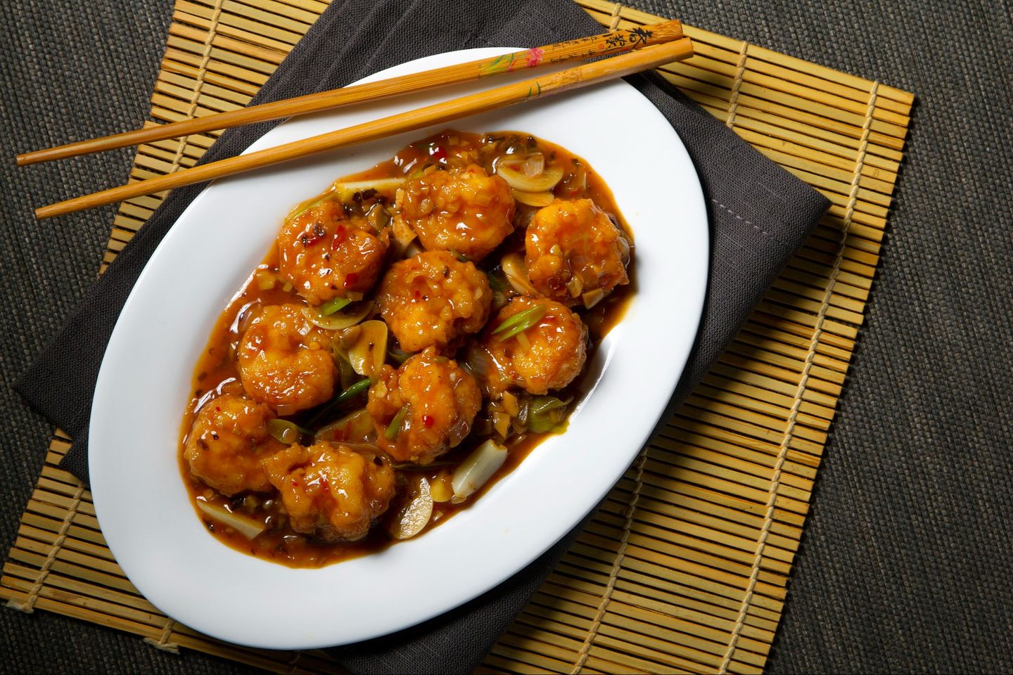 Shrimps W/ Garlic Sauce
