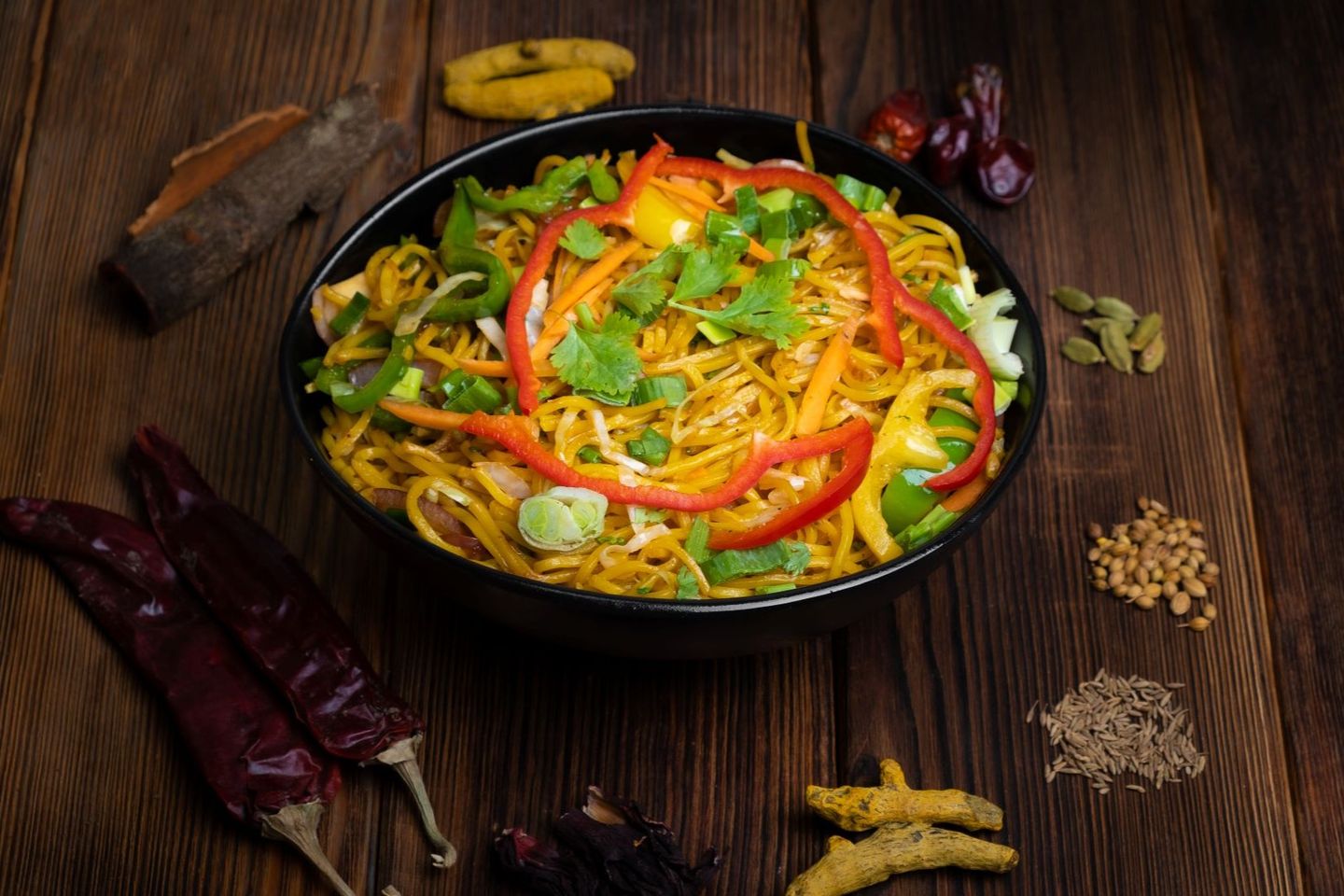 معكرونة بالخضار