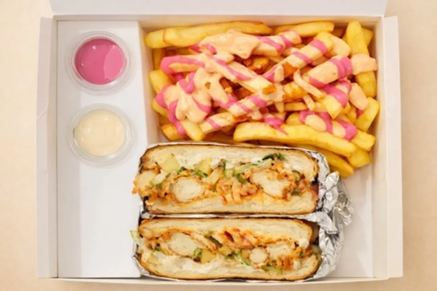 وجبة زنجر مدور الصوص