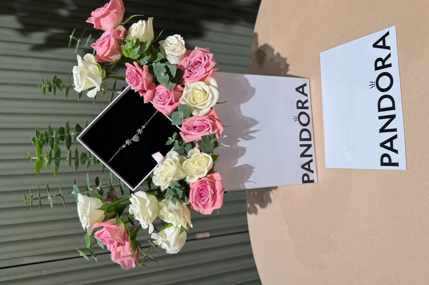 Pandora Bracelet With Flowers