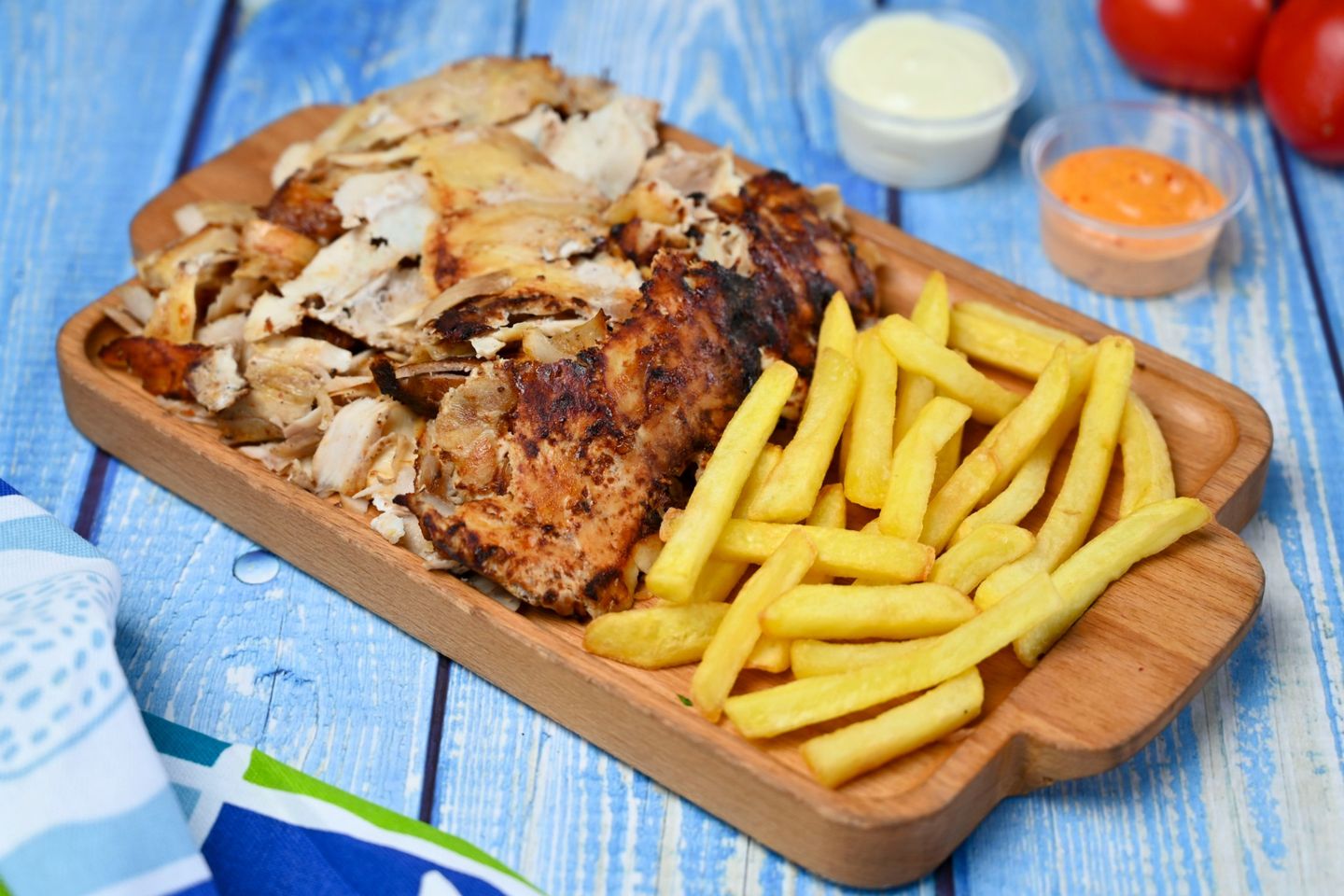 صحن شاورما دجاج