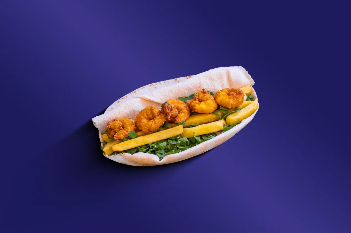 ساندوتش جمبري مقلي