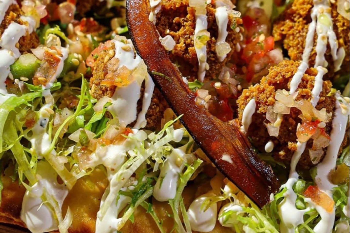 Falafel Flatbread