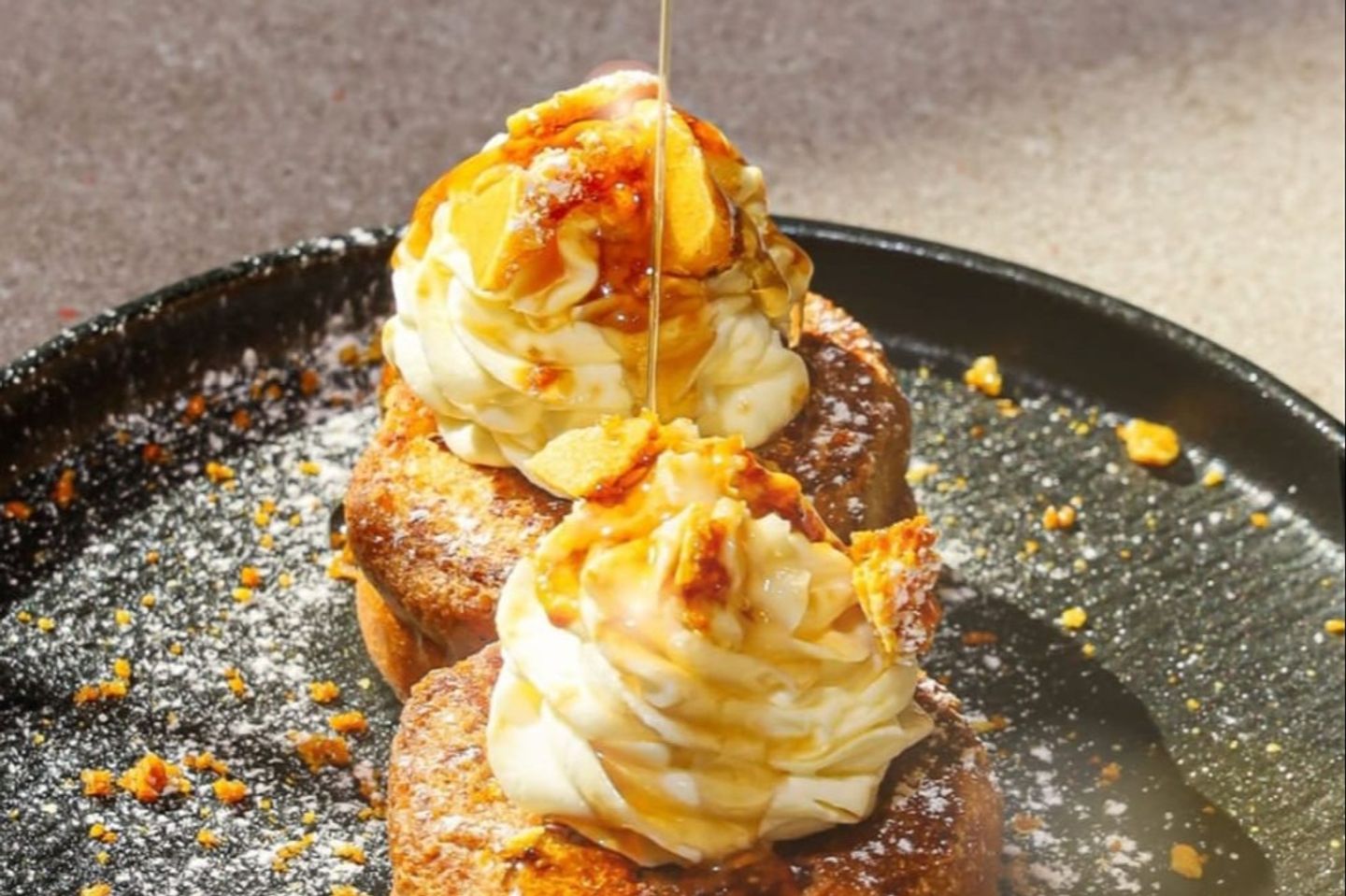 Honeycomb French Toast