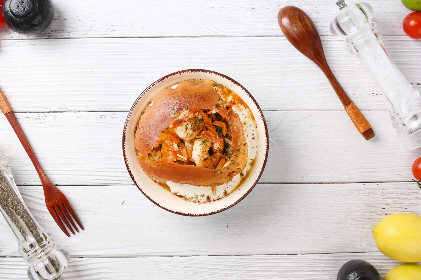 Shrimp Fatteh