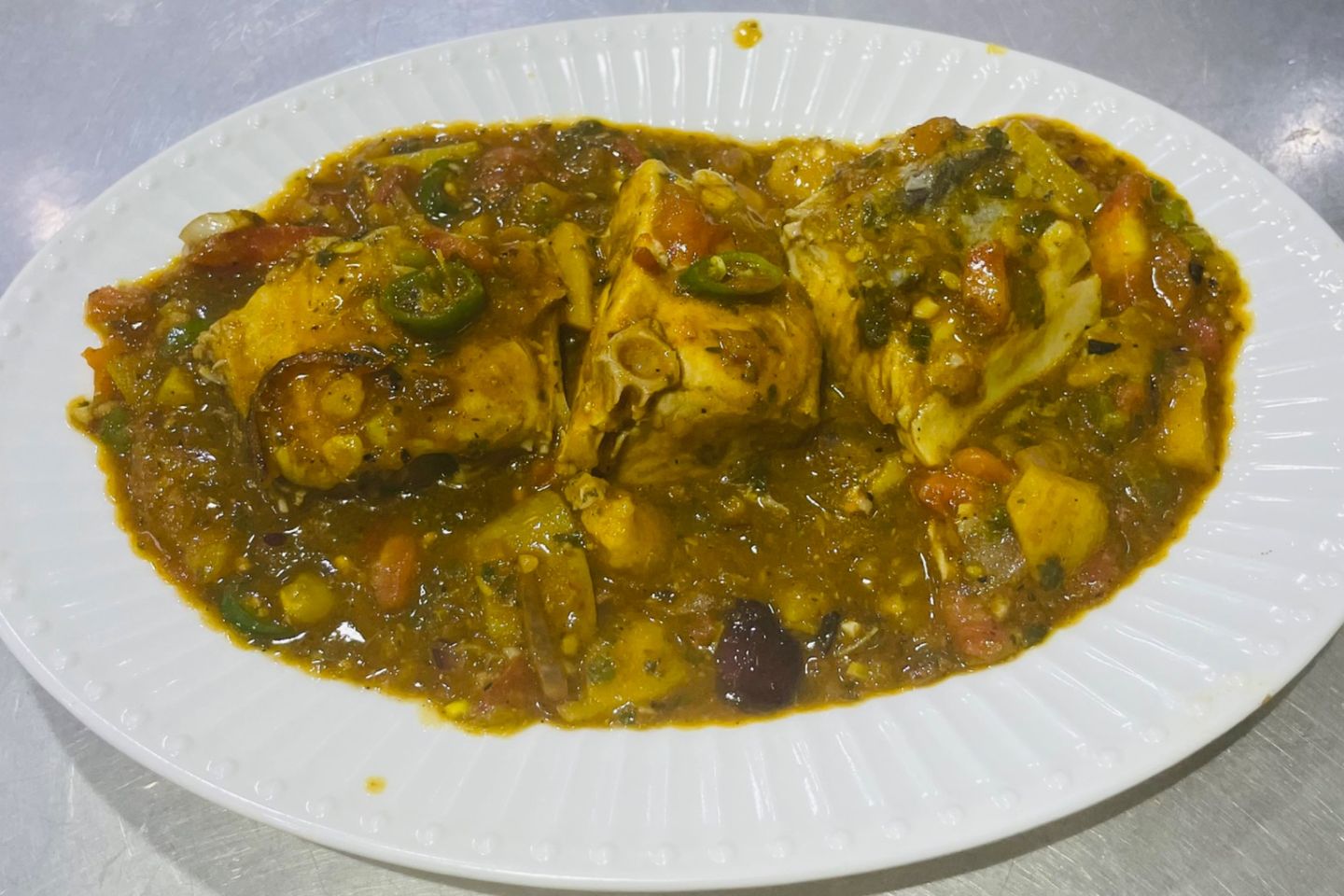 سمك بالملوخية