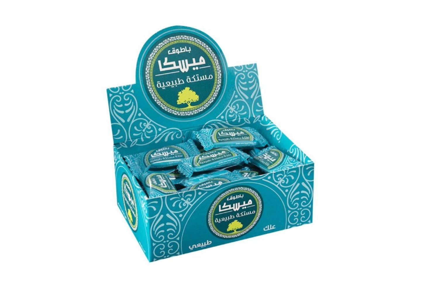 علك مستكه طبيعية باطوق
