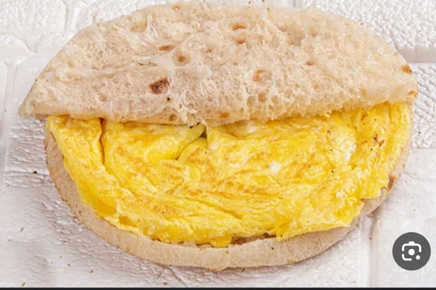 Plain Omelette Sandwich