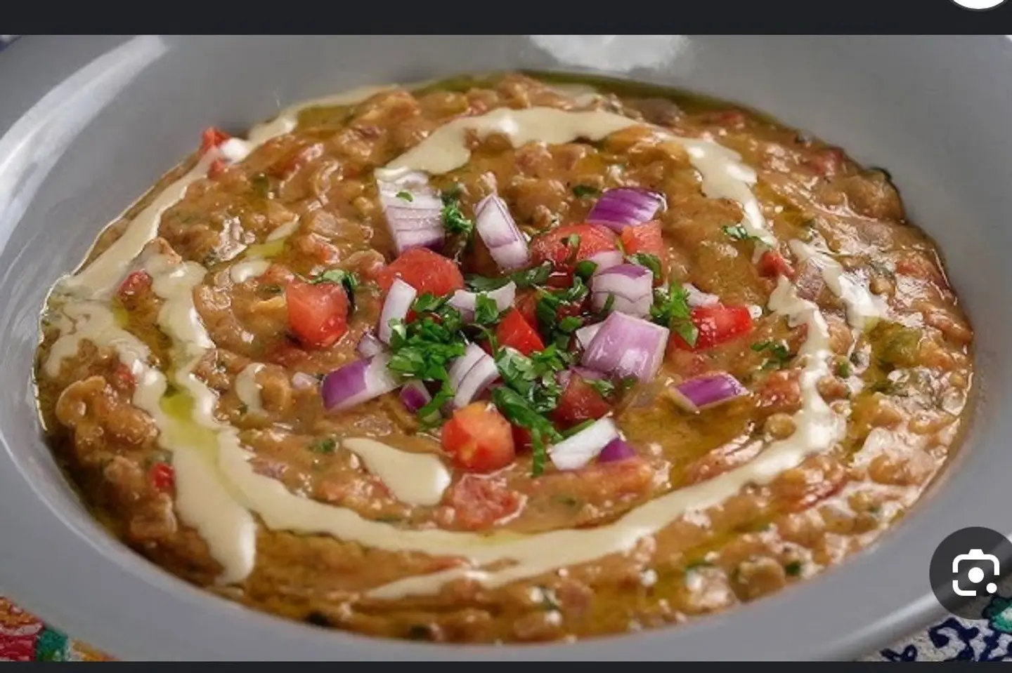 Foul Tajine With Sauce And Tash