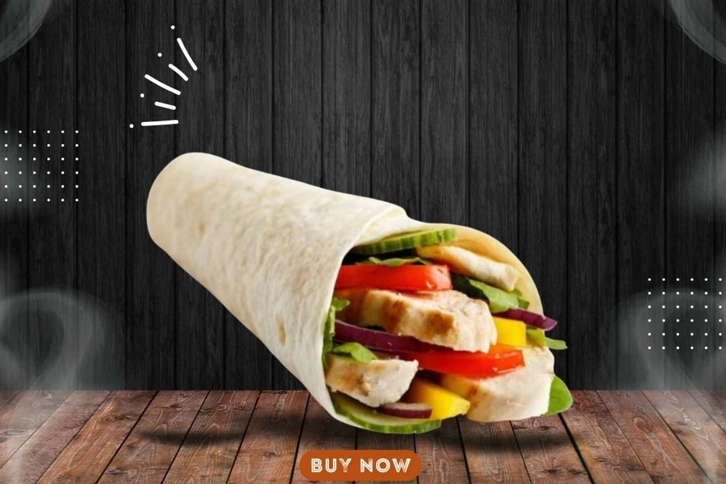Chicken Avocado Sandwich Tortilla Bread