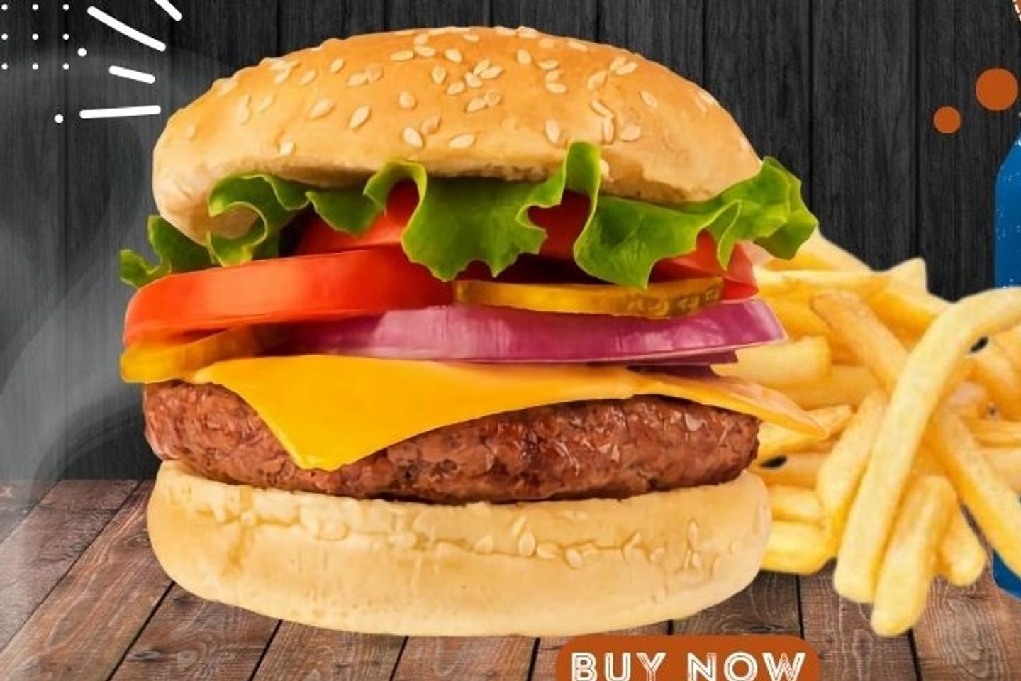 Beef Burger With Cheese