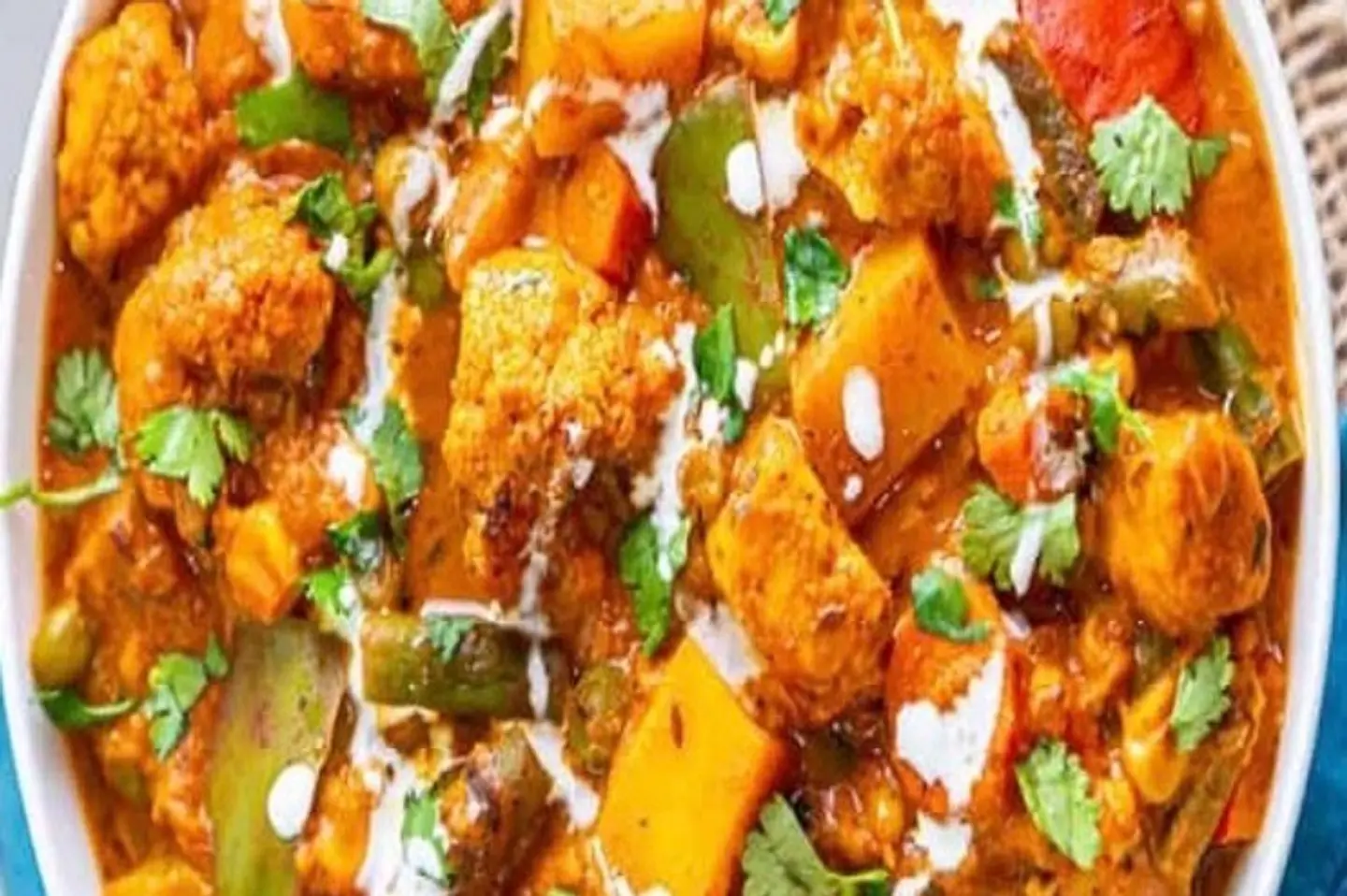 اخلط الخضروات مع روتي