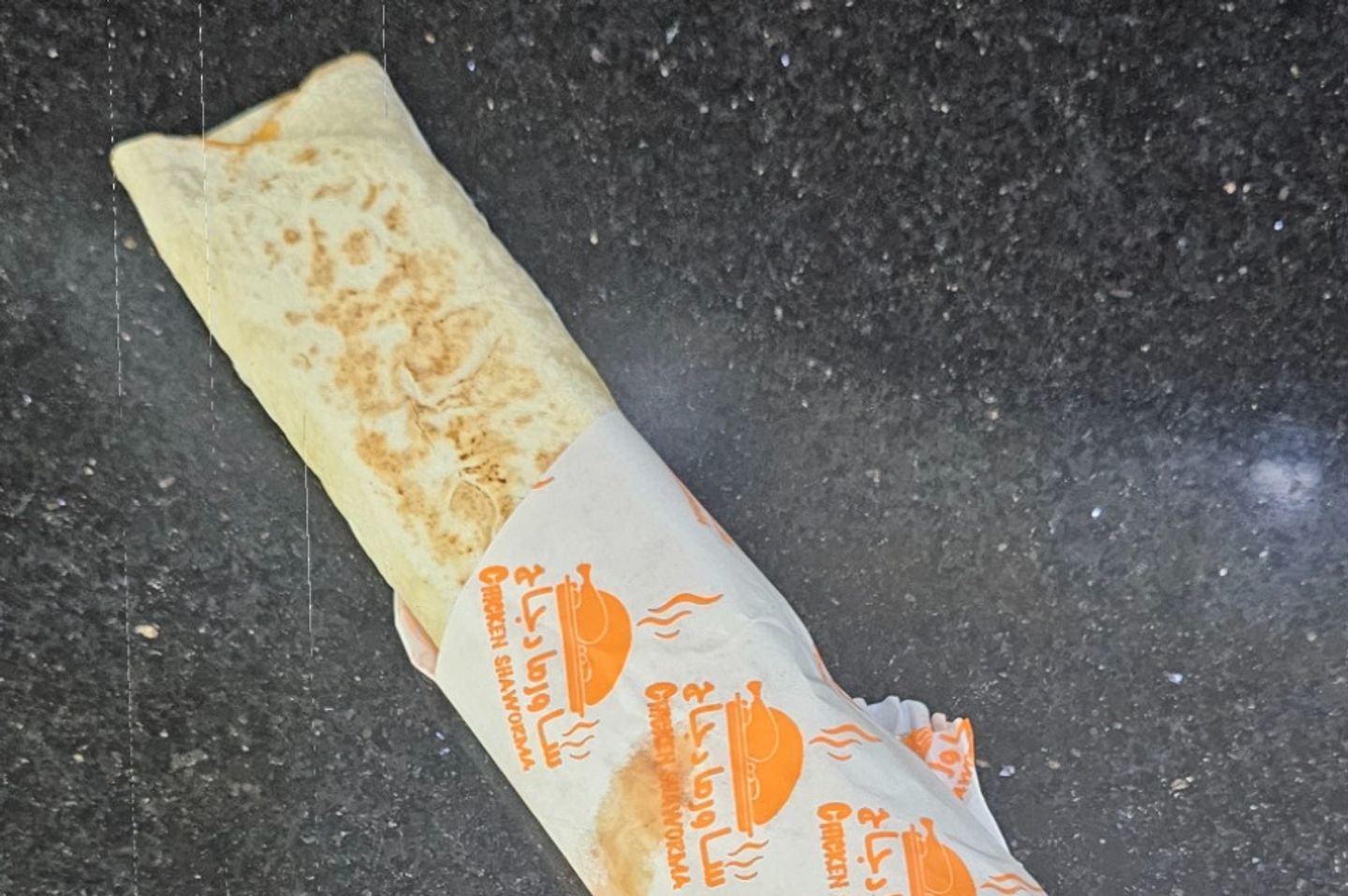 Arabic Shawarma Sandwich With Cheese