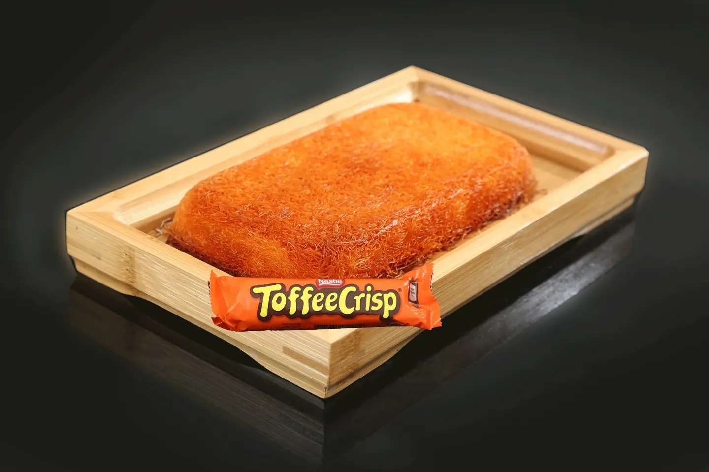 Small Stuffed With Cream And Toffee Crisp