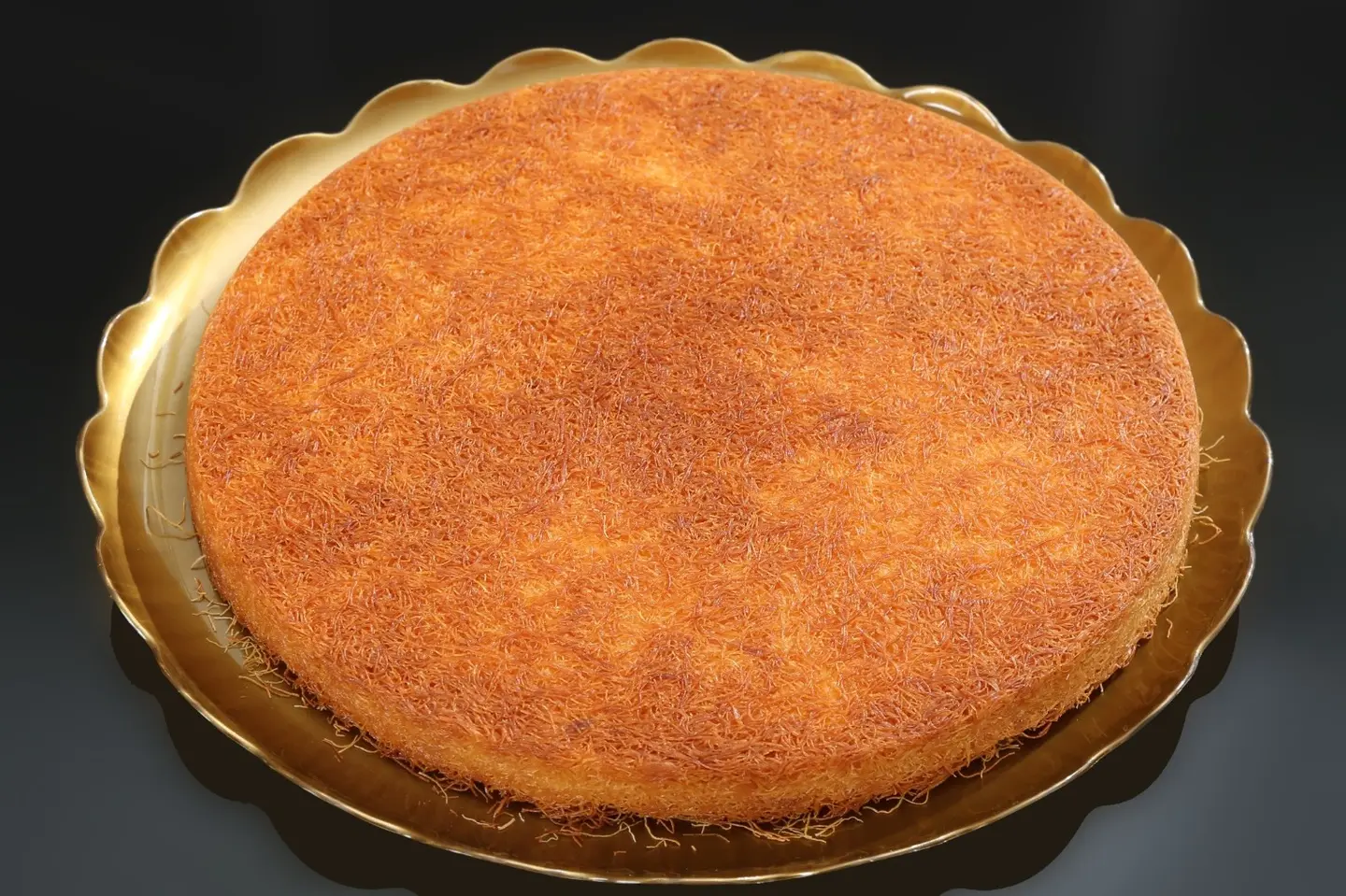 Large Circular Stuffed With Cream And Nutella