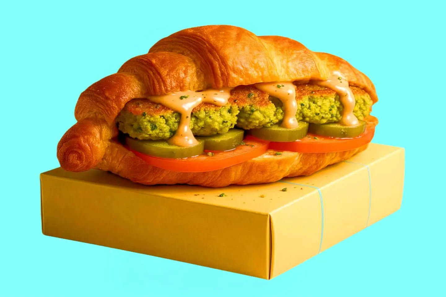 Croissant Falafel