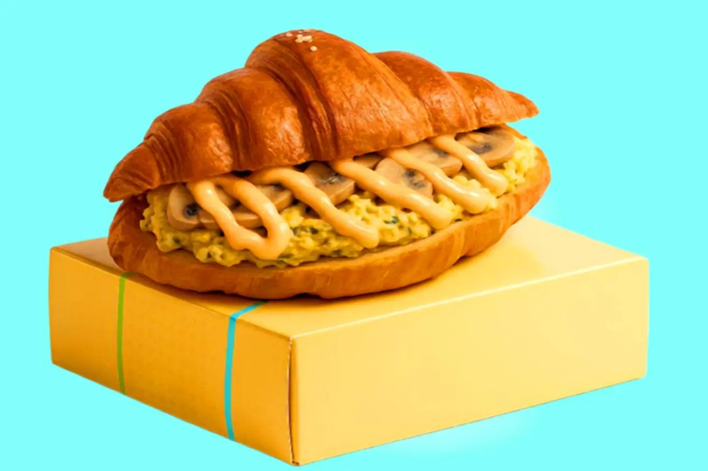 Croissant Egg Mushroom