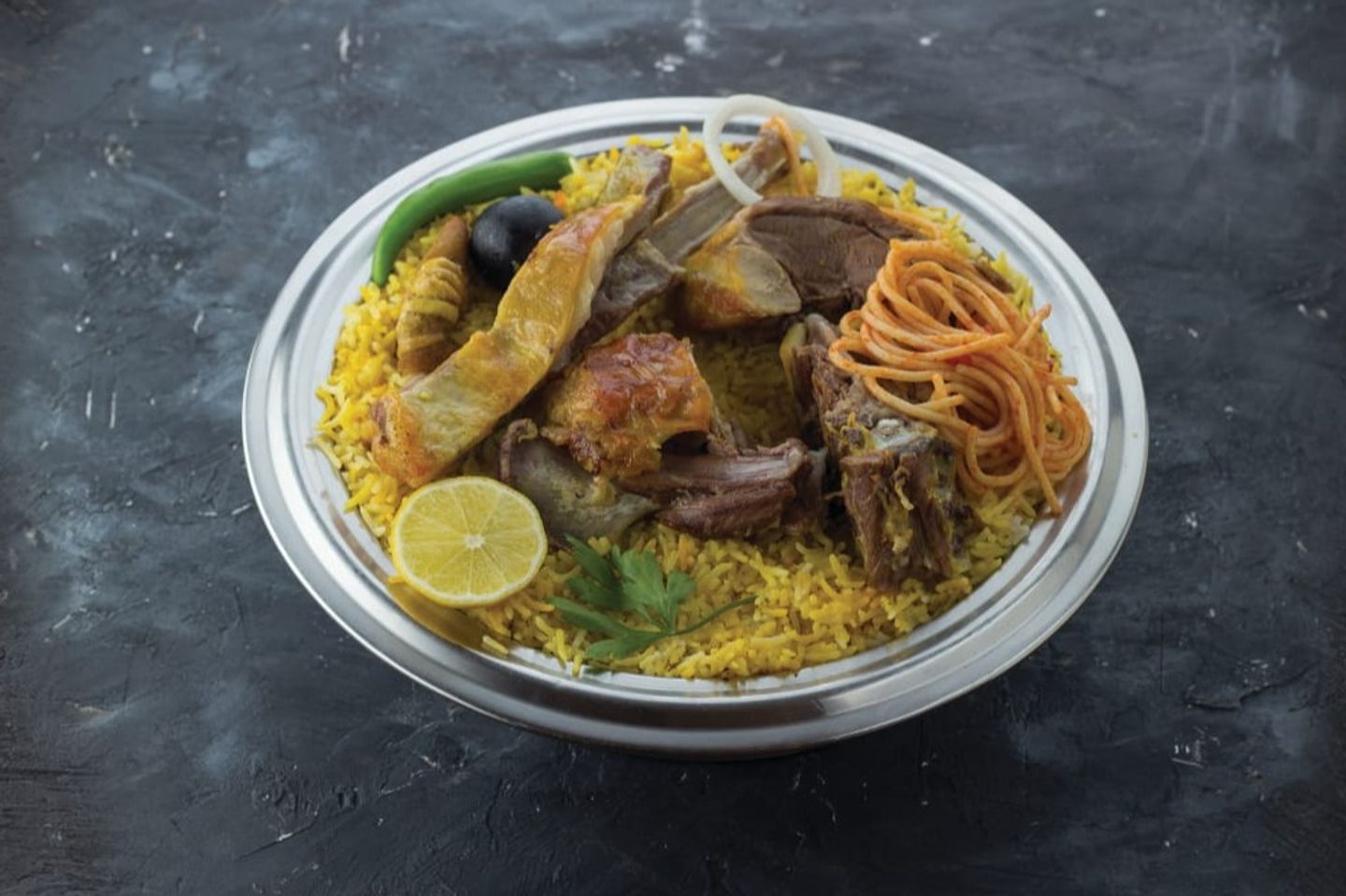 Mandi Meat With Pishawari Rice