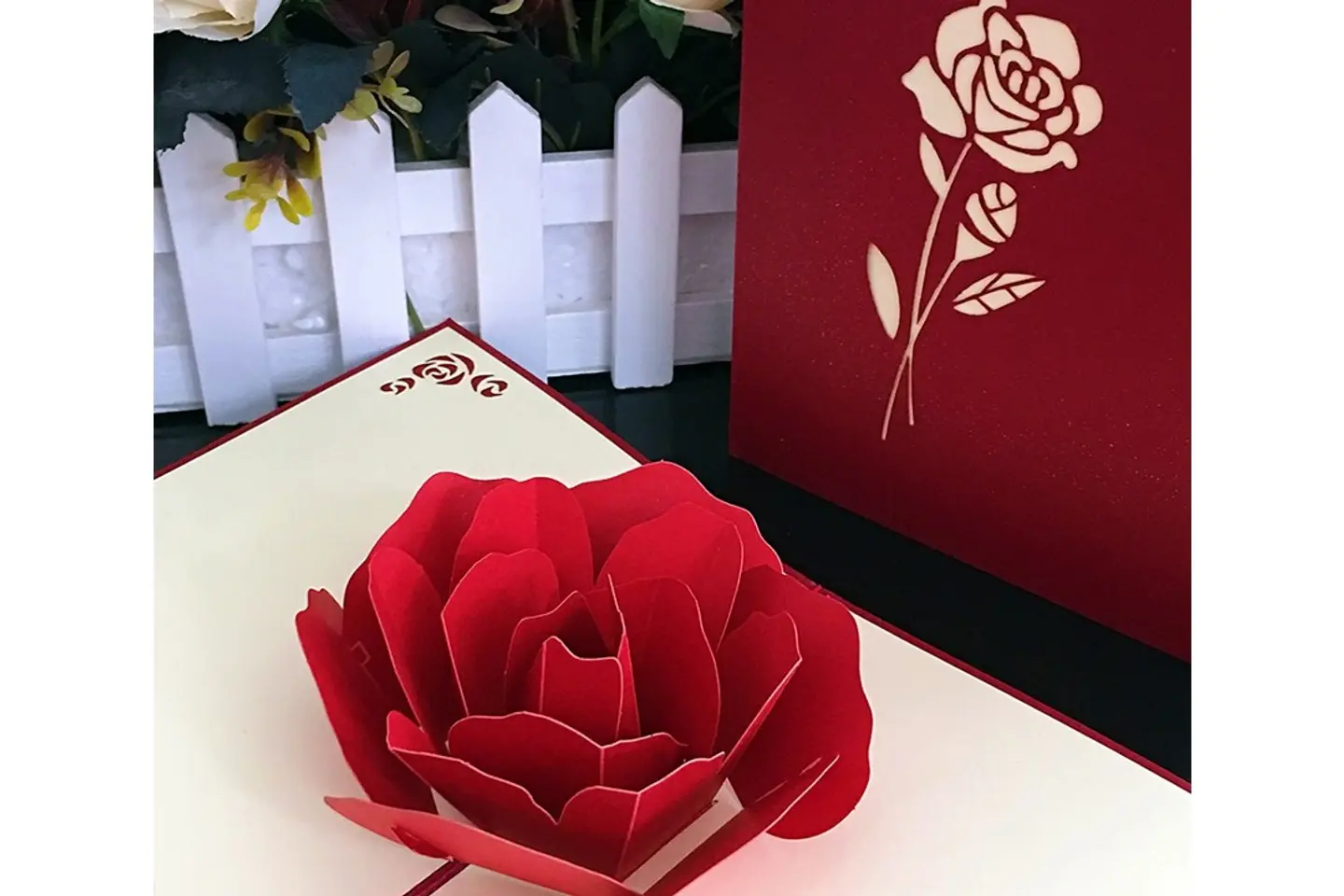 Red Rose Greeting Card