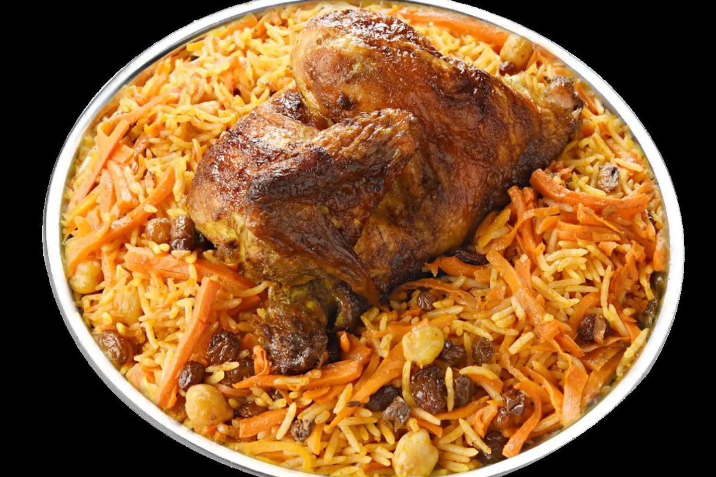 نص شواية مع الرز