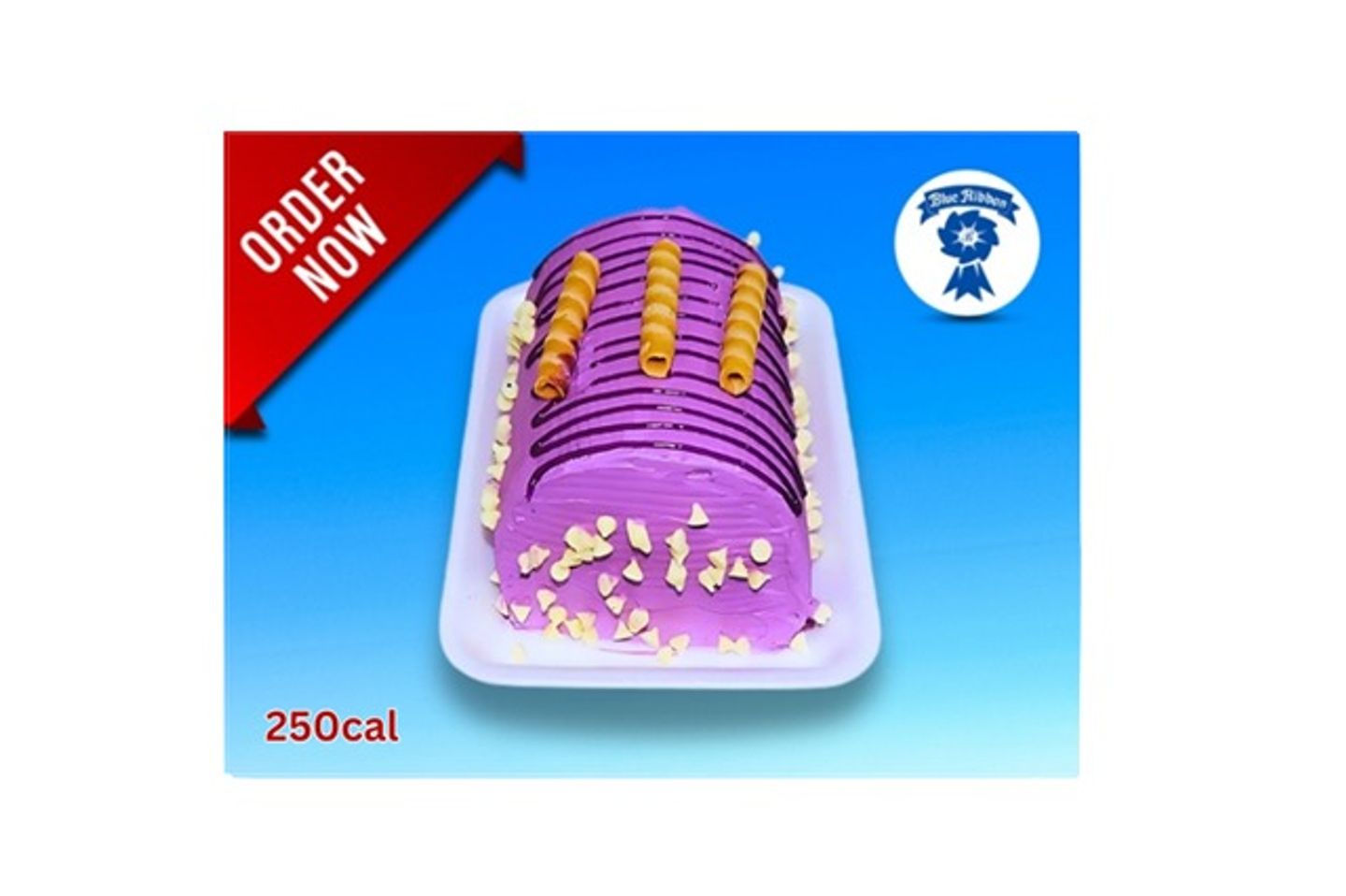 Ube Icing Roll Cake