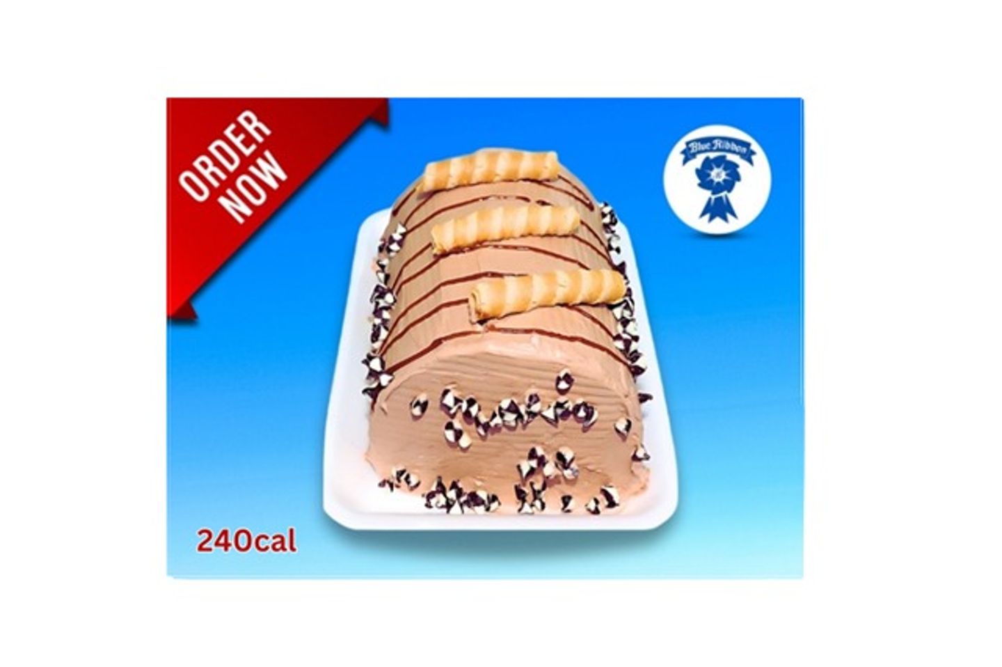 Chocolate Icing Roll Cake