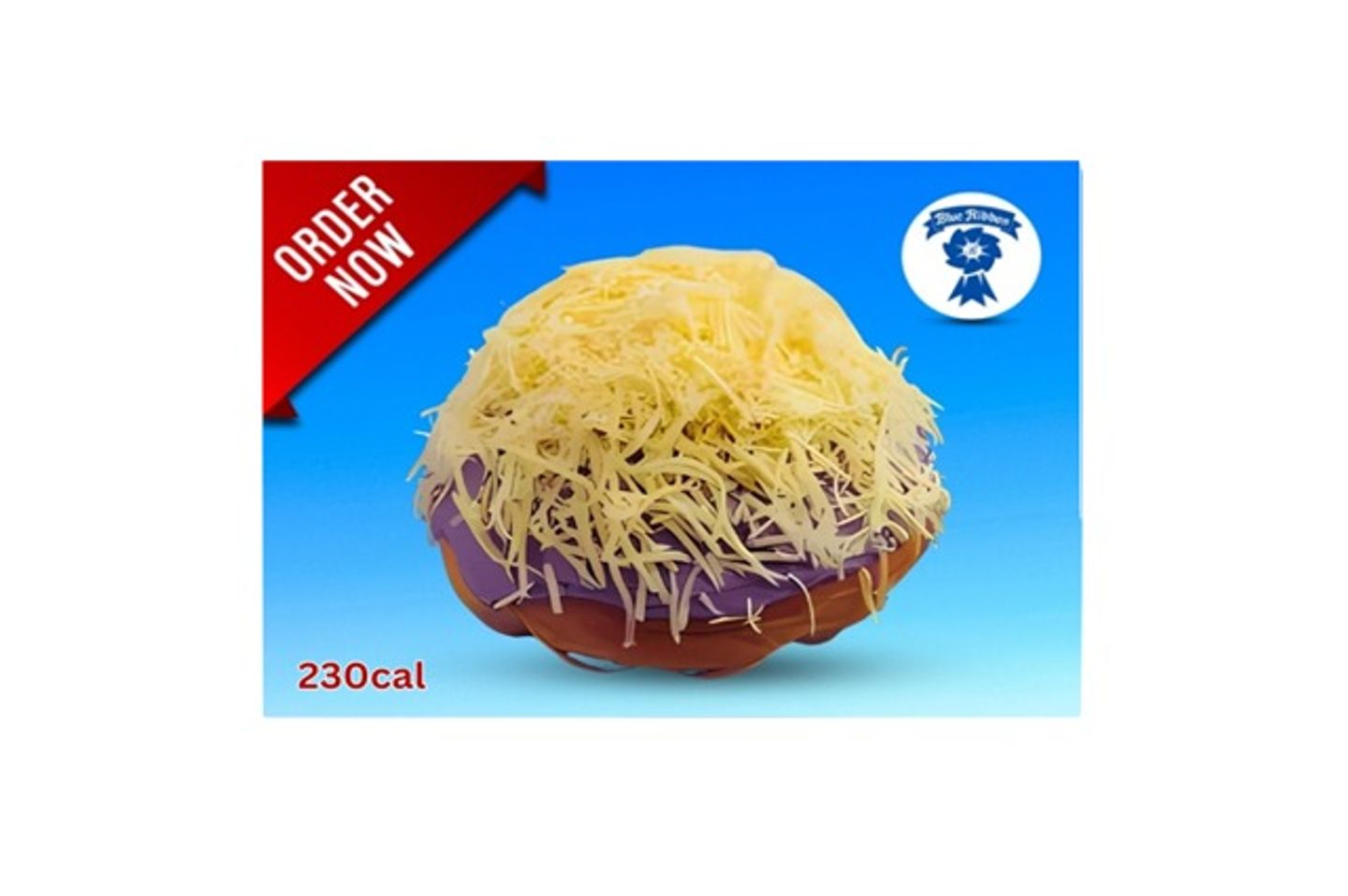Ensimada Ube With Cheese