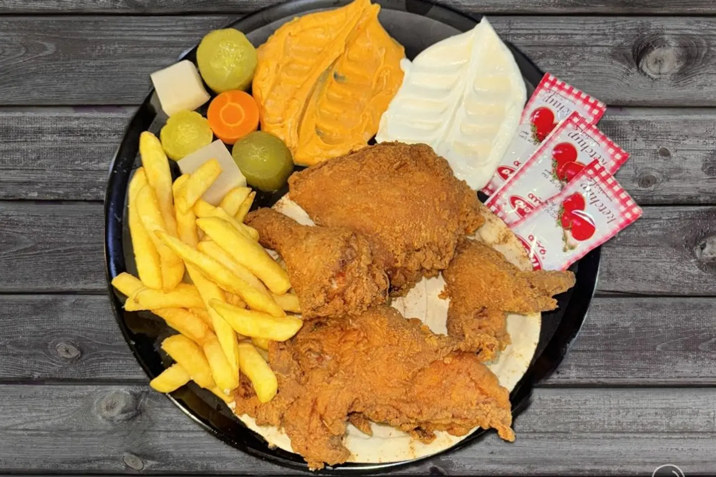 4 Piece Chicken Spicy Meal