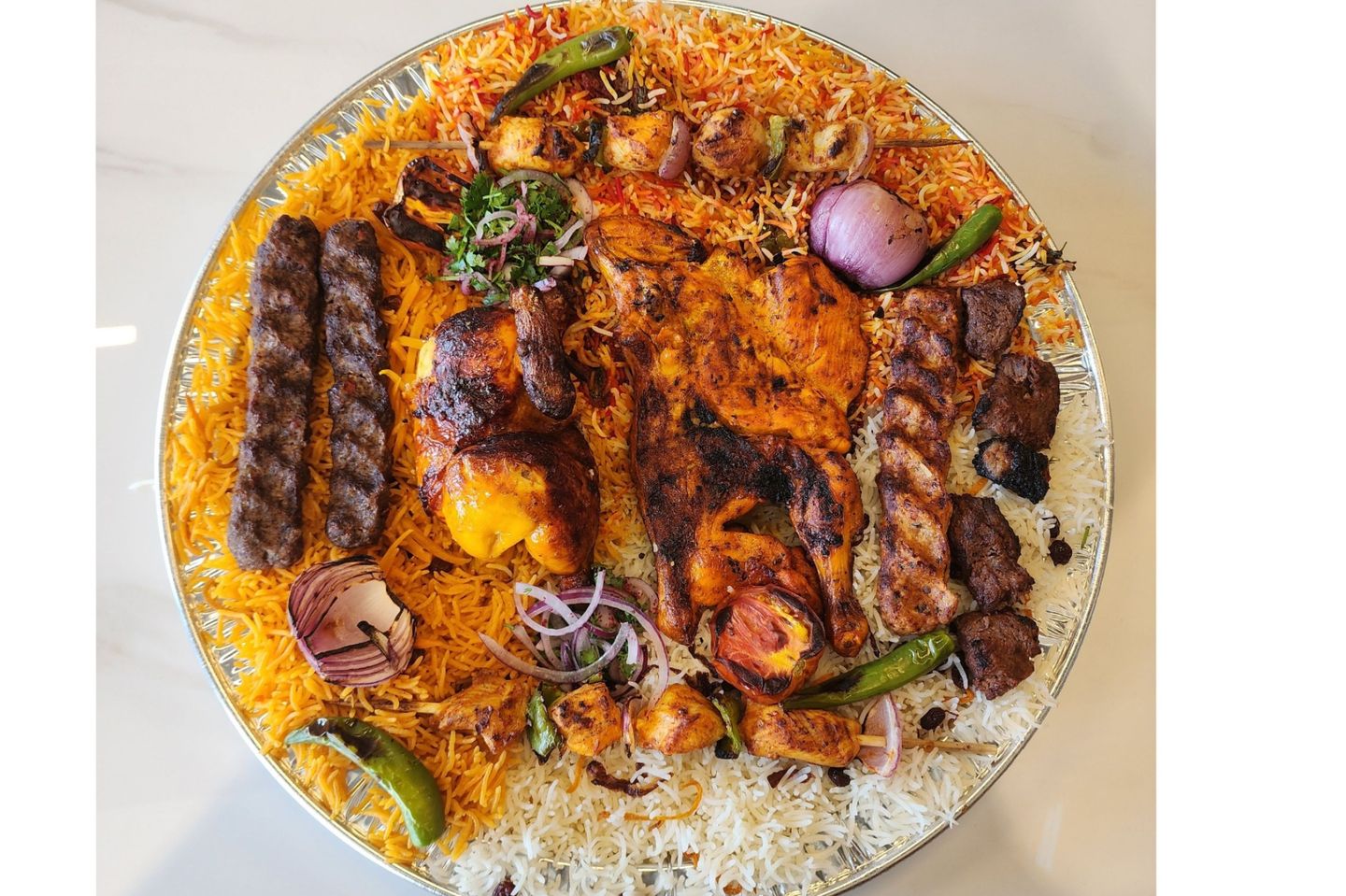 صحن مشكل لذة شواية