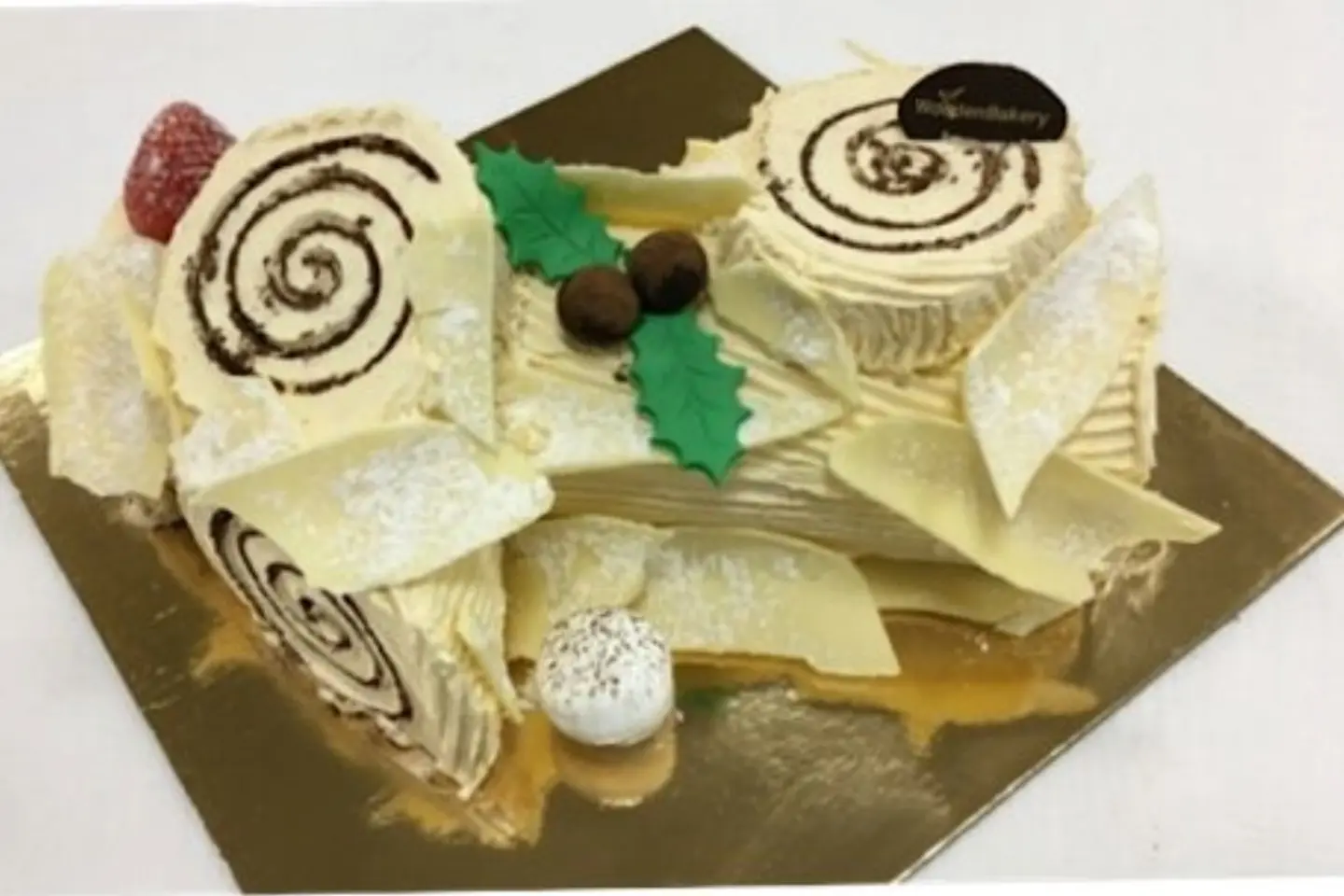 White Wood Cake