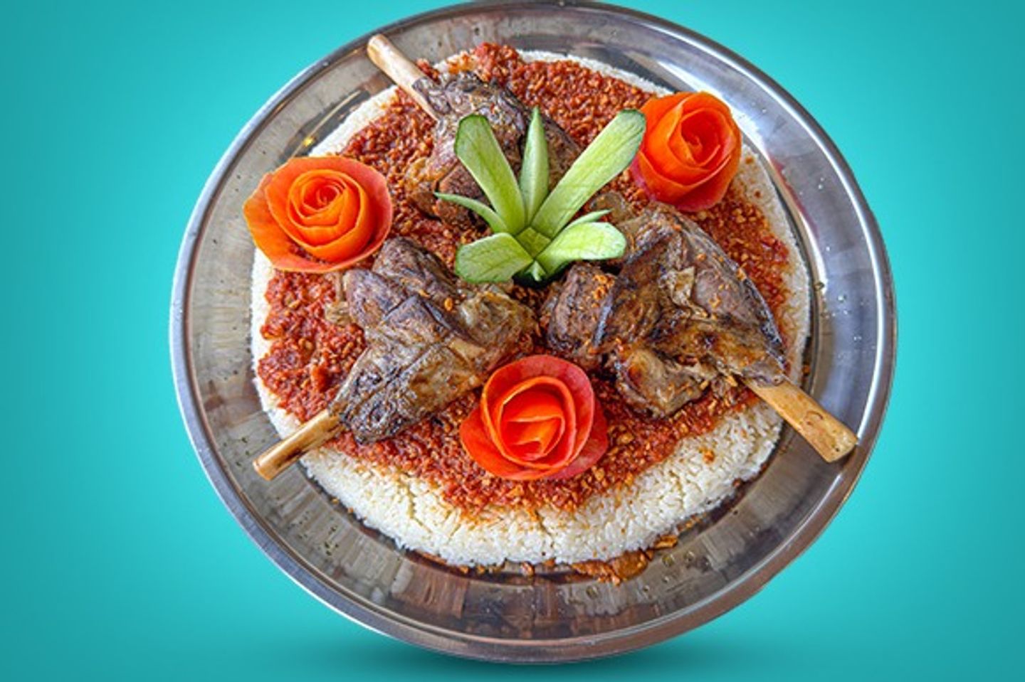 Grilled Mozah Fatteh Tray