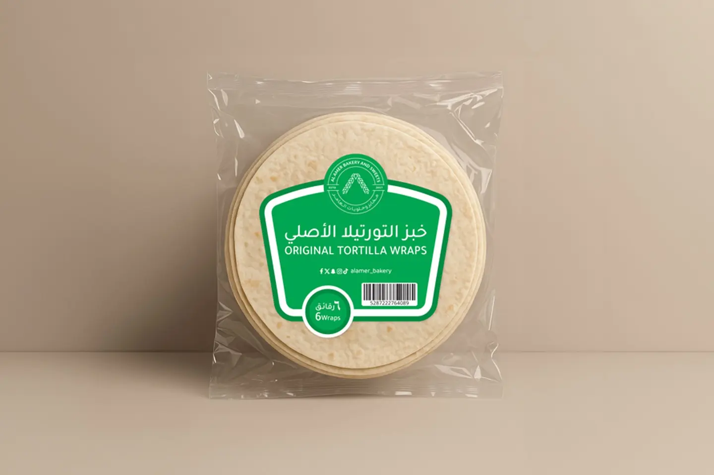 خبز التورتيلا الاصلي