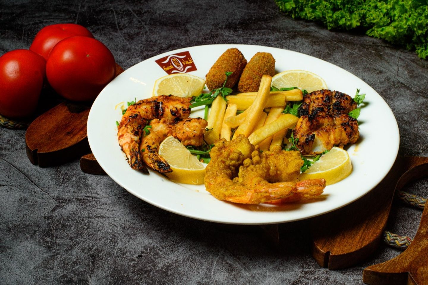 طبق المرساة بطاطس