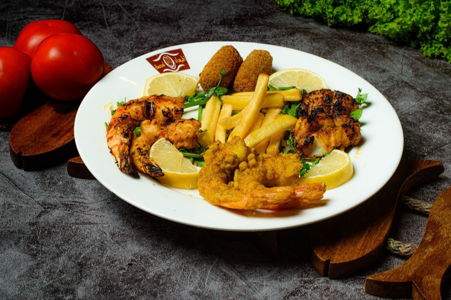 طبق المرساة بطاطس