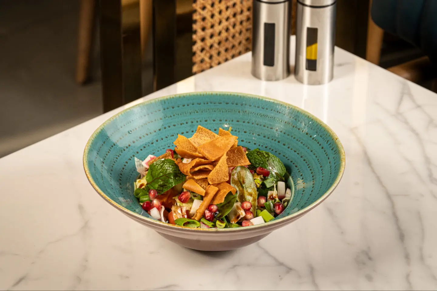 فتوش مع دبس الرمان