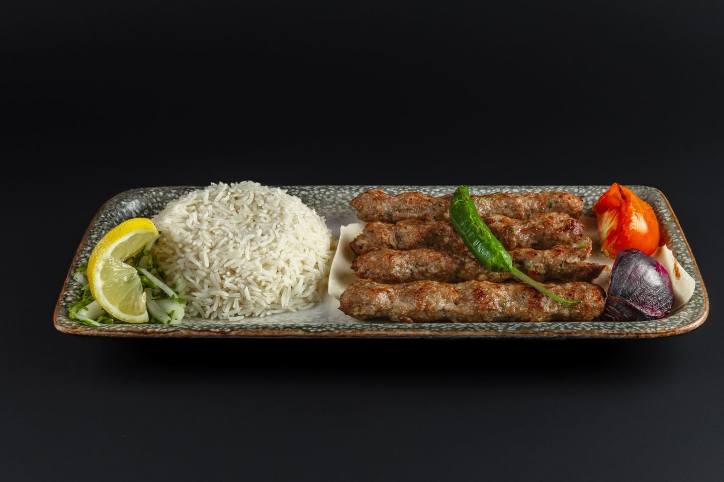 Meat Kabab W Rice