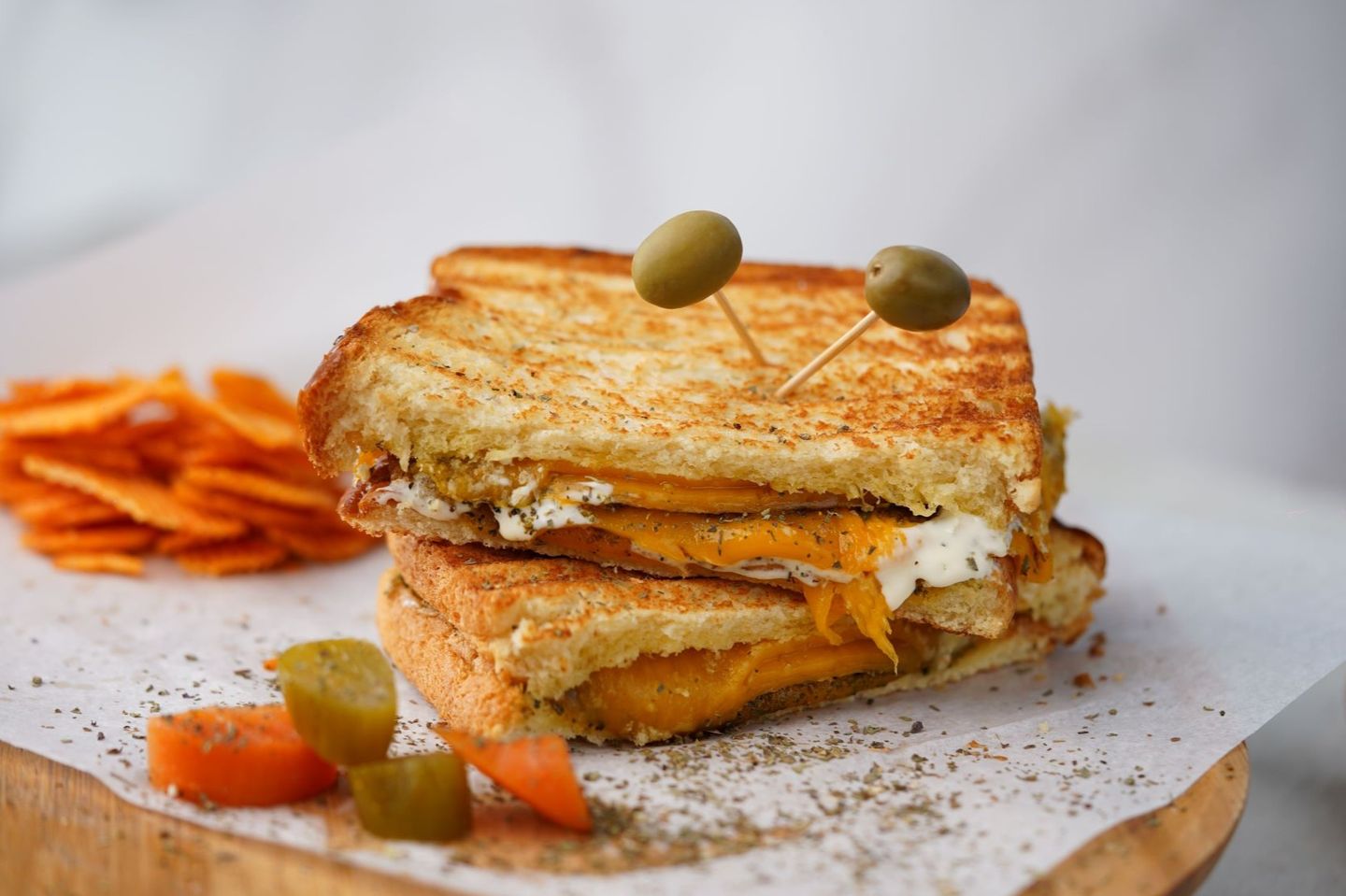 Double Cheese Sandwich