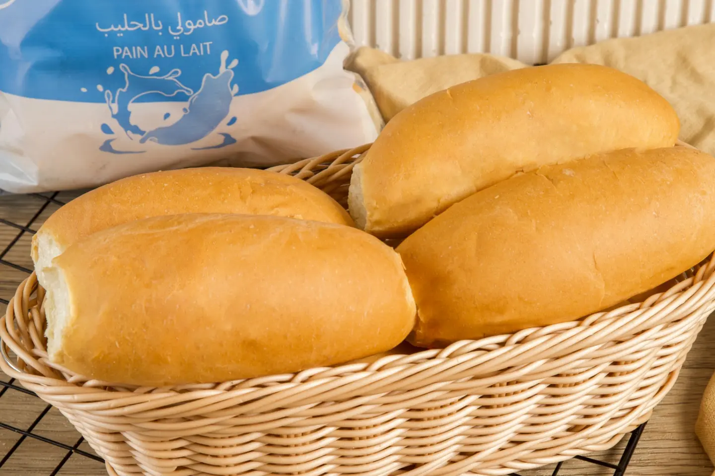 صامولي بالحليب والسمسم صغير