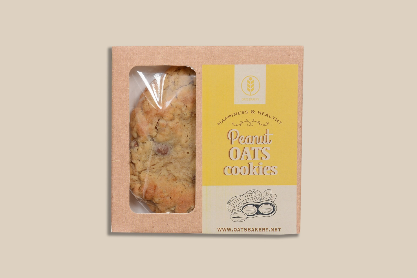 كوكيز الشوفان بالفول السوداني والشوكولاتة