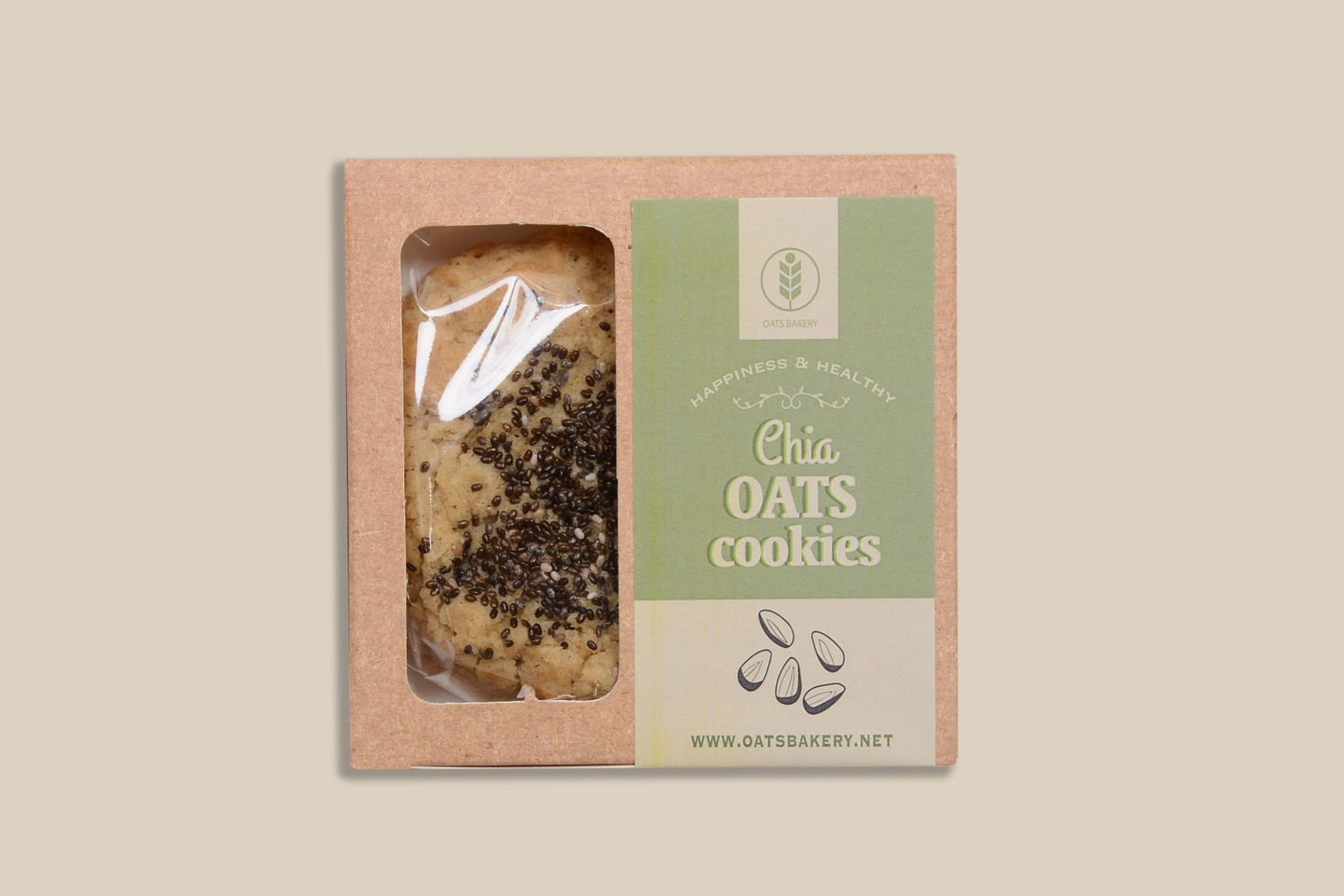 كوكيز الشوفان ببذور الشيا