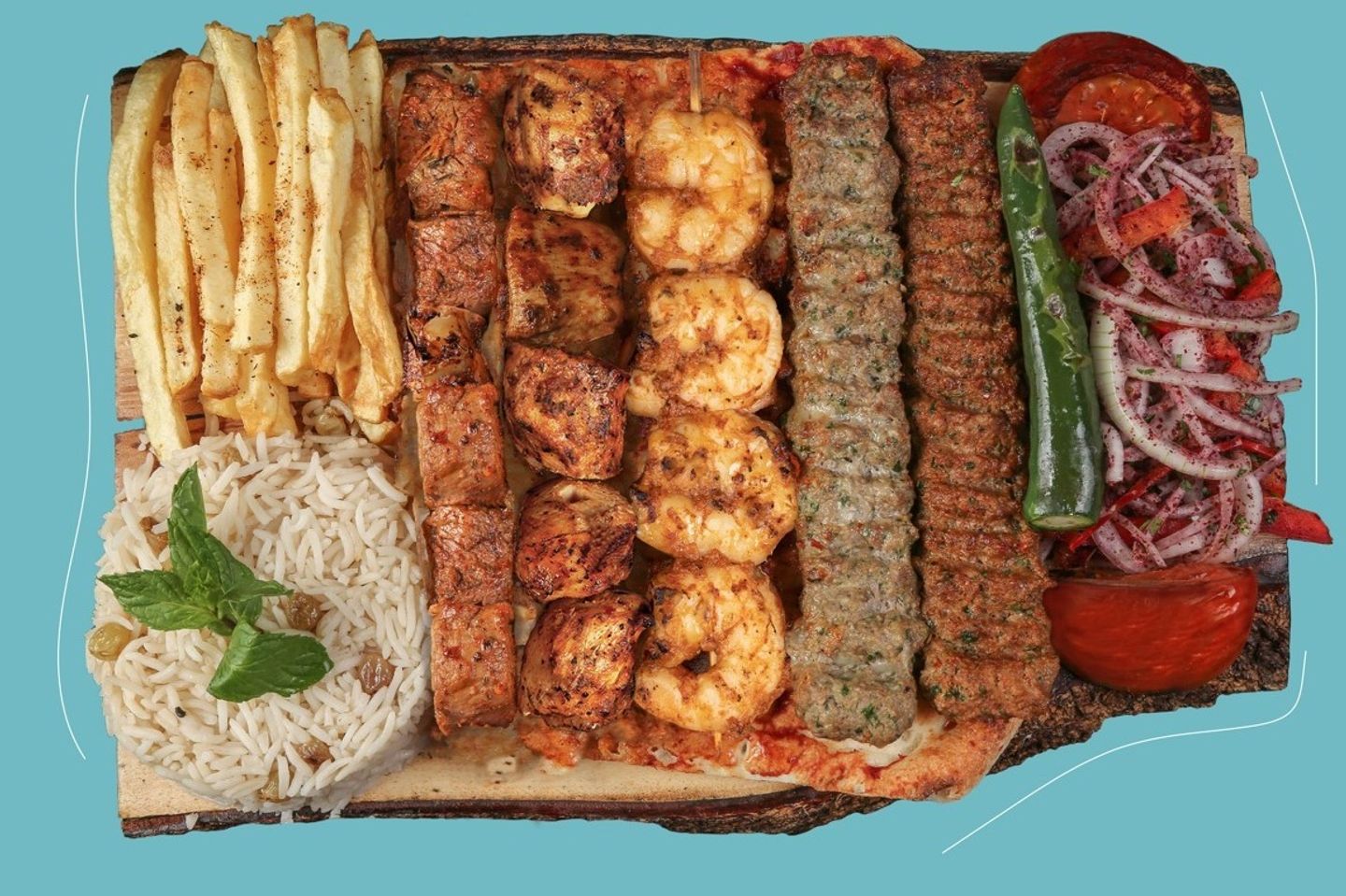 مشكل ناصر مع رز و بطاطس