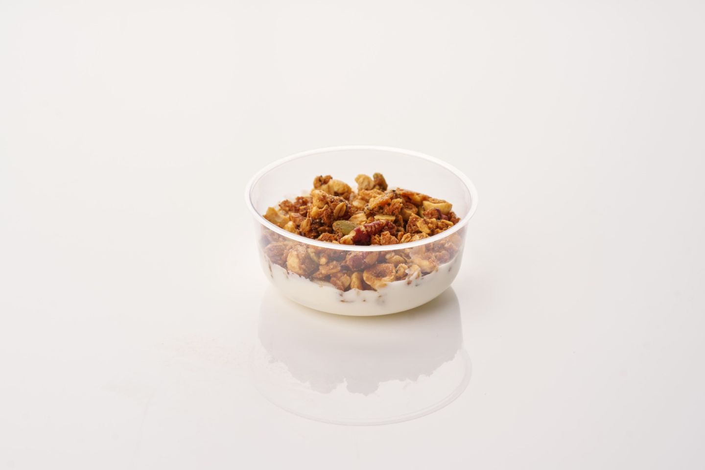 Organic Cinnamon Granola With Greek Yogurt And Honey