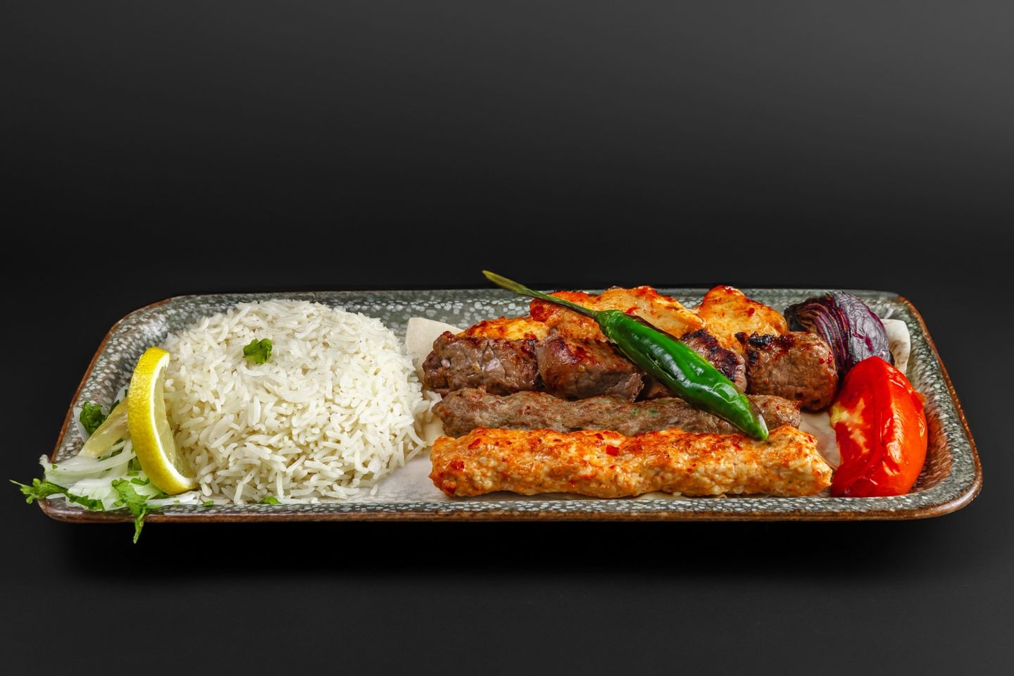 Mix Grills With Rice