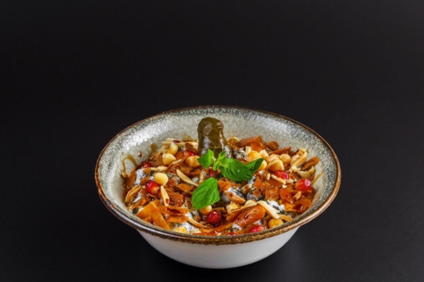 Grape Leaves Fatteh