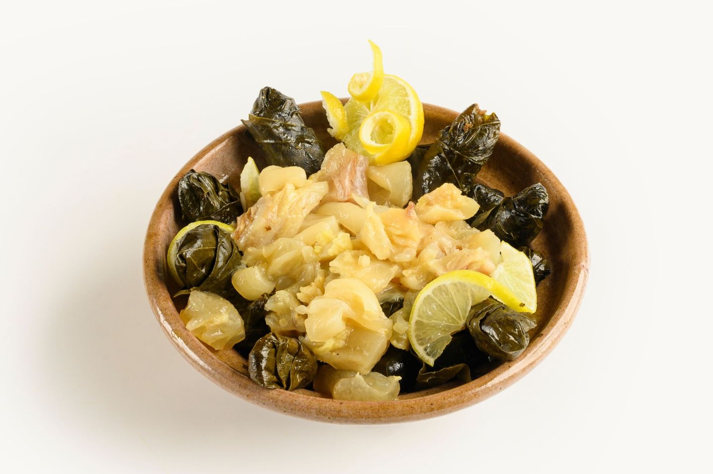Grape Leaves Tajeen With Shin