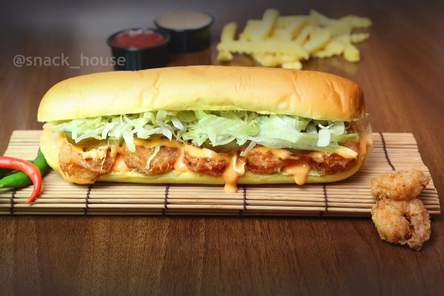 Dynamite Shrimp Sandwich