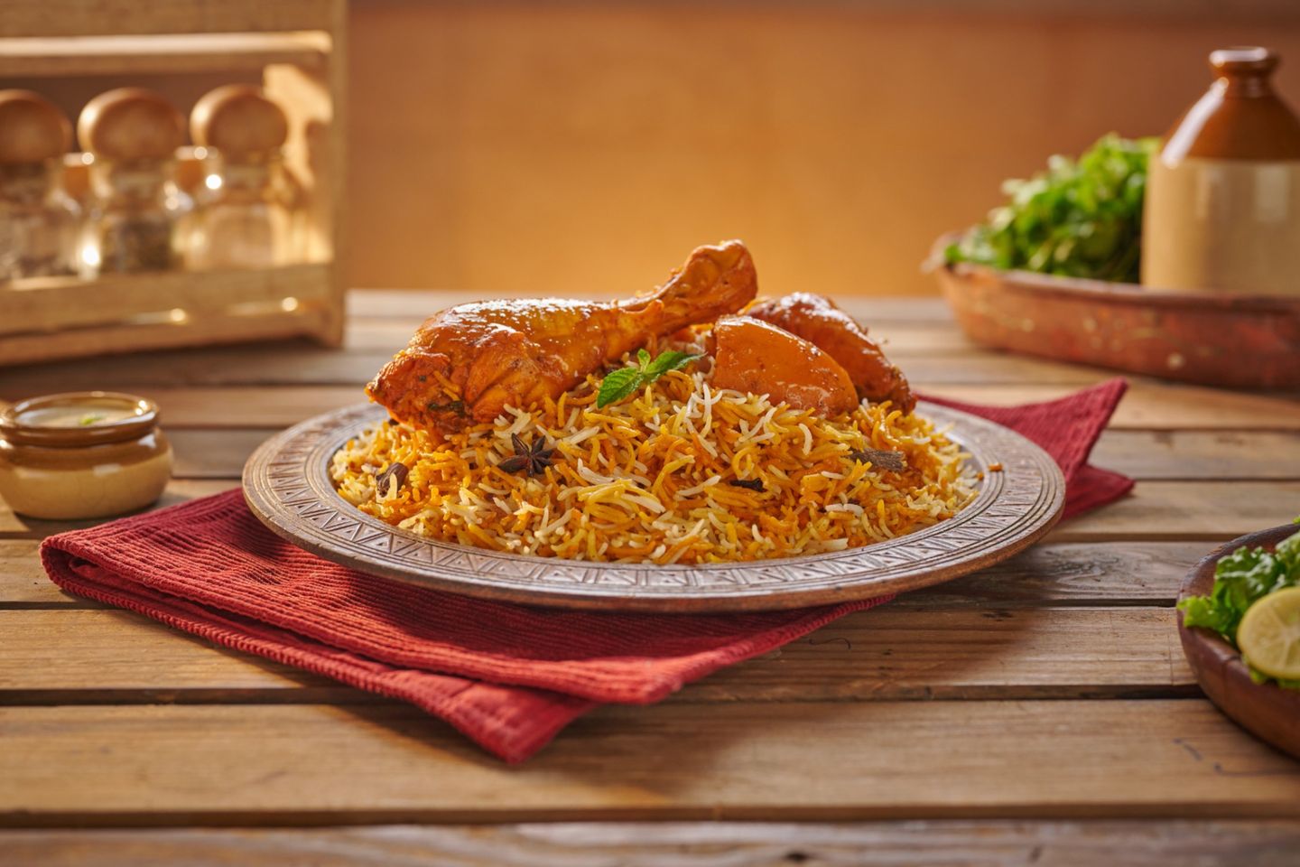 Chicken Biryani 2 Pcs
