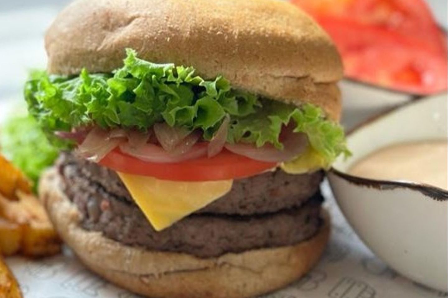 Double Grilled Beef Burger