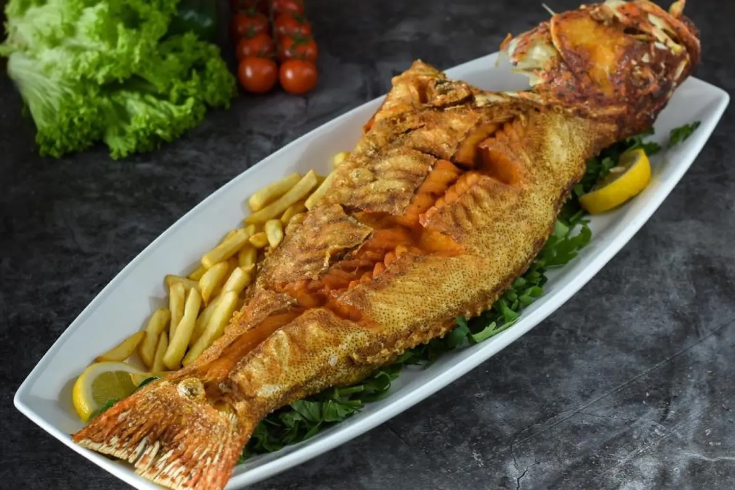 Grouper Fish Fried
